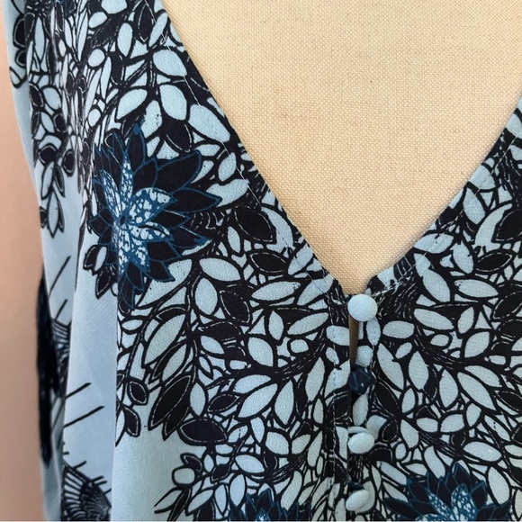 Free People Floral Print Blouse - Picture 8 of 9